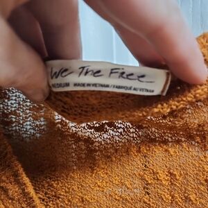 We The Free RUST Color Knit Top